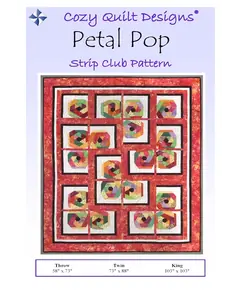 Petal Pop Pattern by Cozy Quilt Designs - Image of Pattern Cover