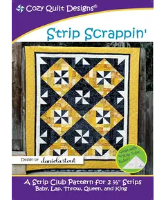 Strip Scrappin Pattern by Cozy Quilt Designs - Image of Pattern Cover