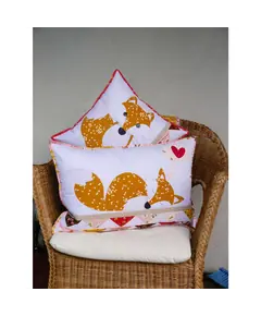 Foxies Applique Cushion Pattern by Claire Turpin 2 Sizes Included
