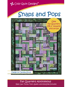 Snaps and Pops Pattern by Cozy Quilt Designs - Image of Pattern Cover