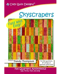 Skyscrapers Pattern by Cozy Quilt Designs - Image of Pattern Cover