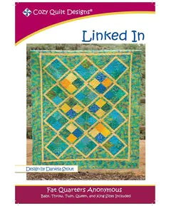 Linked In Pattern by Cozy Quilt Designs Image of Pattern Cover