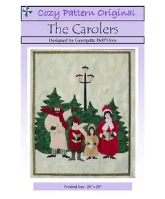 The Carolers Pattern by Cozy Quilt Designs - Image of Pattern Cover