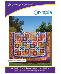Olympia Pattern by Cozy Quilt Designs - Image of Pattern Cover