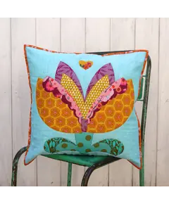 Lovebirds Applique Cushion Pattern by Claire Turpin 2 Sizes Included