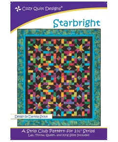 Starbright Pattern by Cozy Quilt Designs - Image of Pattern Cover