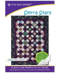 Sierra Stars Pattern by Cozy Quilt Designs - Image of Pattern Cover