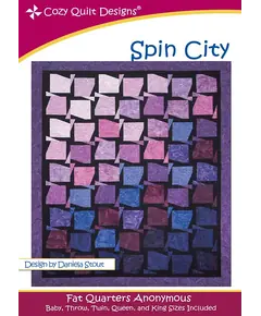 Spin City Pattern by Cozy Quilt Designs - Image of Pattern Cover