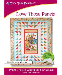 Love Those Panels Pattern by Cozy Quilt Designs - Image of Pattern Cover