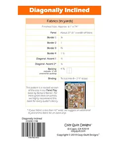 Diamond Cluster Pattern by Cozy Quilt Designs