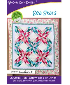 Sea Stars Pattern by Cozy Quilt Designs - Image of Pattern Cover