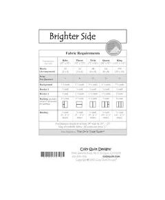 Brighter Side Pattern by Cozy Quilt Designs