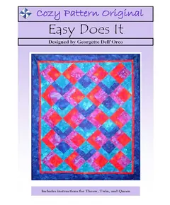 Easy Does It Pattern by Cozy Quilt Designs