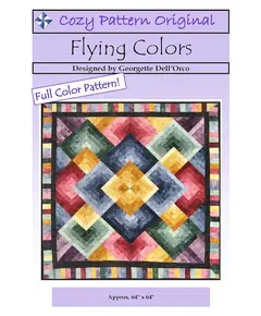 Flying Colors Pattern by Cozy Quilt Designs