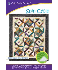 Spin Cycle Pattern by Cozy Quilt Designs - Image of Pattern Cover