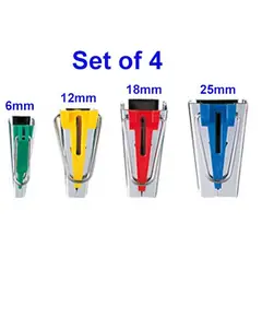 Set of 4 Bias Tape Maker by Clover - See Video