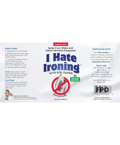 I Hate Ironing by Mary Ellen Label