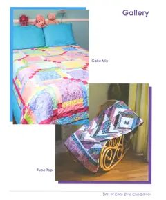 Best of Cozy Strip Club Edition Book by Cozy Quilts Designs - Cake Mix and Tube Top Quilts