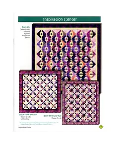 Strip Six Quilt Block Pattern Book by Cozy Quilts - Inspiration 4