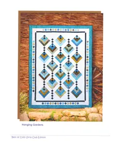 Best of Cozy Strip Club Edition Book by Cozy Quilts Designs - Hanging Garden Quilt