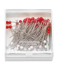 Clover Silk Pins Glass Head x 100 boxed #2501 - Closed Box