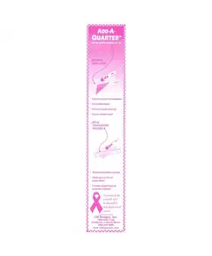 Add A Quarter Ruler 12" Pink