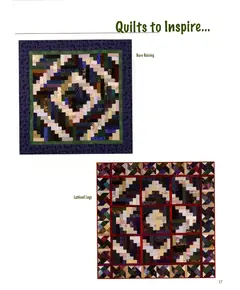 Half Log Cabin Pattern Book by Cozy Quilt Designs - Inspiration 1