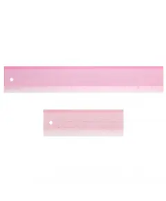 Add A Quarter Ruler 6" and 12" Plus Combo Pink