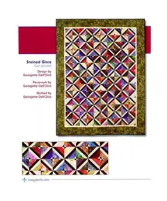 Strip Clubbing Quilt Book by Cozy Quilt Designs - Stained Glass Quilt