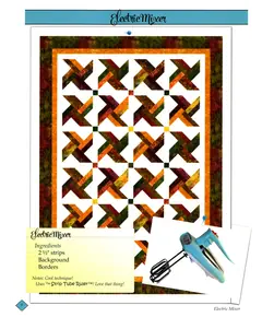Sweet Tooth Quilt Book by Cozy Quilt Designs - Electric Mixer Quilt