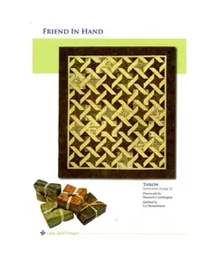 Fat Quarters Anonymous Pattern Book by Cozy Quilt Designs - Friend in Hand