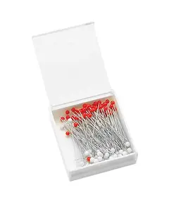 Clover Silk Pins Glass Head x 100 boxed #2501-  Open Box
