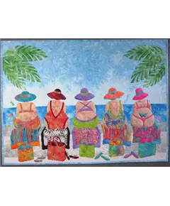 Beach Bums Applique Quilt Pattern by JoAnn Hoffman - Quilt