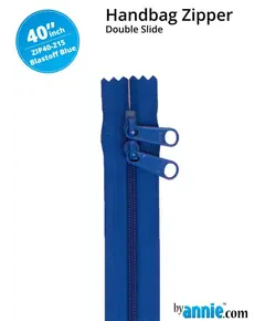 By Annie 40 Inch Handbag Zipper Blast Off Blue - See Video