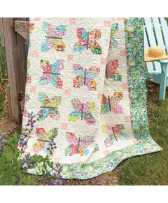 Jelly Roll Quilts for All Seasons by Scott A Flanagan - Mary Ellen's Butterflies Quilt Pattern