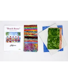 Beach Bums Applique Quilt Pattern and Fabric Kit by JoAnn Hoffman - Included Fabric