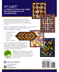 Best of Cozy Strip Club Edition Book by Cozy Quilts Designs - Back Page