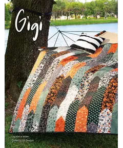 Stripology Quickies Book by GE Designs Gudrun Erla - Gigi Quilt Completed