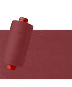 Burgundy Red #2072 Rasant Thread 1000M - Image of Reel and colour swatch