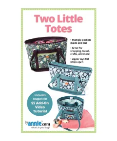 Two Little Totes Pattern by Annie SEE VIDEOS