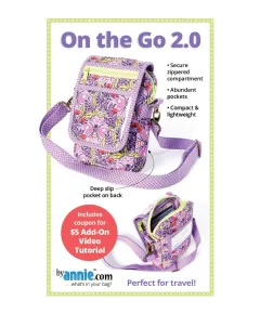On the Go 2.0 Bag Pattern By Annie - Front Cover