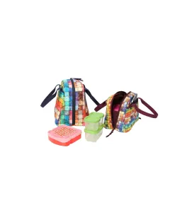 Out to Lunch 2.0 Bag Pattern By Annie - Complted bags ready for a picnic