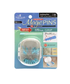 Quilting Magic Pins Fine (50) Ultra Grip by Taylor Seville