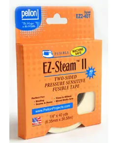 Pellon EZ-Steam II 1/4 Inch Two Sided Adhesive Fusible Tape - SEE VIDEO