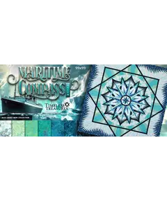 Maritime Compass Queen by Judy Niemeyer - Image of Quilt Pattern Banner