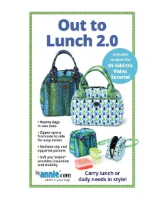 Out to Lunch 2.0 Bag Pattern By Annie - Front Cover