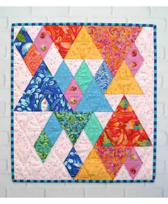 End Game Quilt Pattern by Tied With A Ribbon - made quilt different colourway
