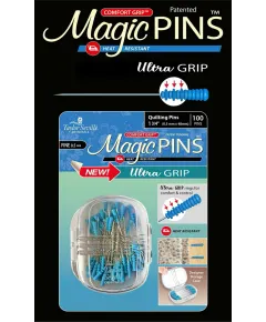 Quilting Magic Pins Fine (100) Ultra Grip by Taylor Seville