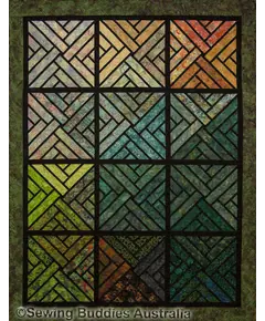 Fractured Paint Box Quilt Pattern by Judy Niemeyer