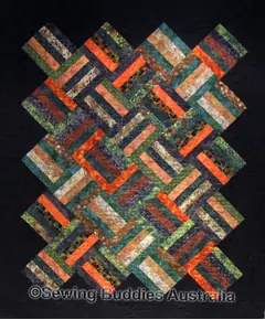 Buddies Strip Quilt Pattern